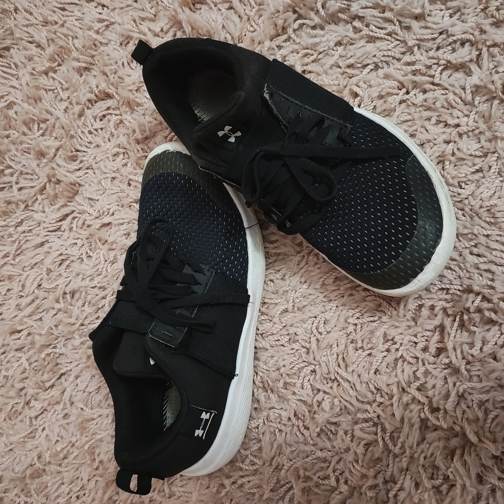 Under Armour Black and White Sneakers